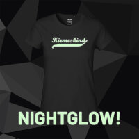 Kirmeskind Vintage Nightglow Damen T-Shirt XXL Black