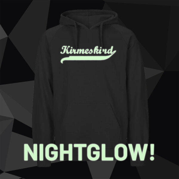 Kirmeskind Vintage Nightglow Herren Hoodie 5XL Black