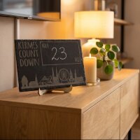 Kirmescountdown Schiefertafel 30x20cm