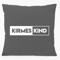 Kissen Kirmeskind Modern 40x40cm mit Füllung Steel Grey