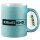 Glitzertasse Kirmeskind Modern 330ml Blau