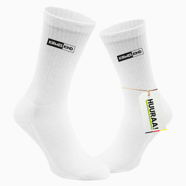 Unisex Socken Kirmeskind Modern Größe 37/41 White