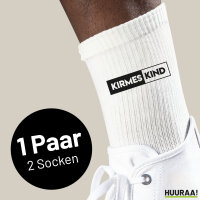 Unisex Socken Kirmeskind Modern Größe 37/41 White