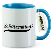 Kaffeetasse Schützenkind Vintage 330ml Blau