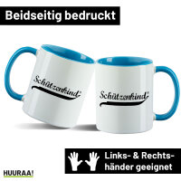 Kaffeetasse Schützenkind Vintage 330ml Blau