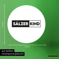 Aufkleber Sälzerkind Modern 10cm Sticker
