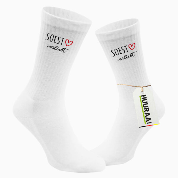 Unisex Socken Soest verliebt Größe 37/46