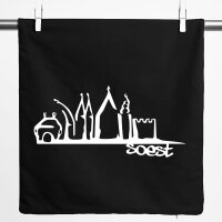 Kissen Soest Skyline 40x40cm Black