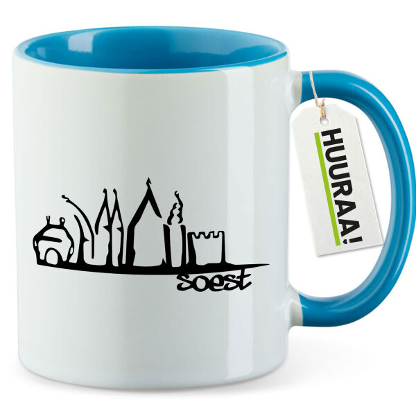 Kaffeetasse Soest Skyline 330ml Blau