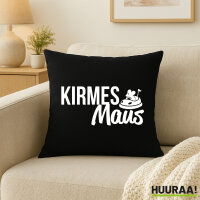 Kirmesmaus Kissen 40x40cm