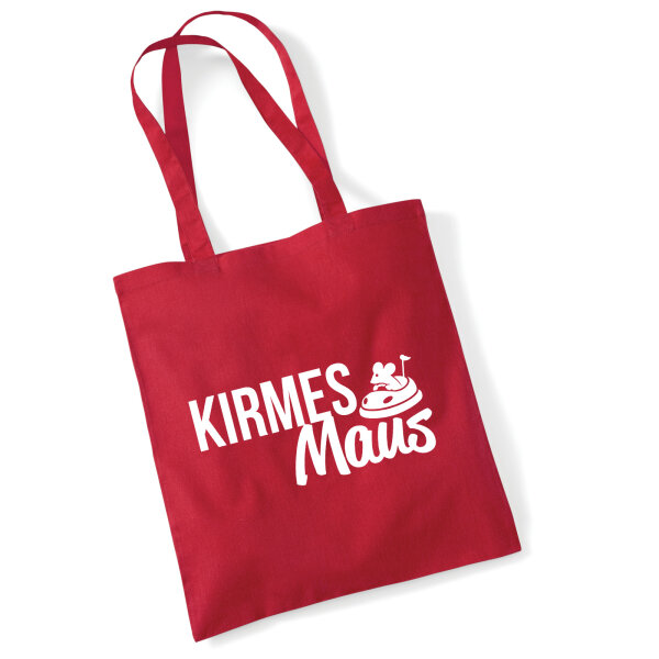 Kirmesmaus Jutebeutel 10 Liter Classic Red