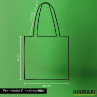 Kirmesmaus Jutebeutel 10 Liter Classic Red