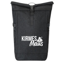 Kirmesmaus Kurierrucksack 30-44 Liter Black Melange