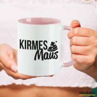 Kirmesmaus Kaffeetasse 330ml Rosa