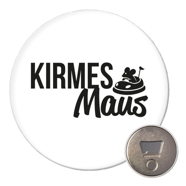 Kirmesmaus Magnet 59mm Kühlschrankmagnet Flaschenöffner