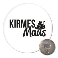 Kirmesmaus Magnet 59mm Kühlschrankmagnet...