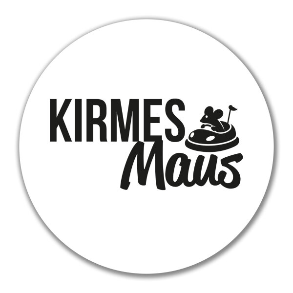 Kirmesmaus Aufkleber 10cm Sticker