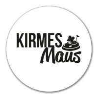 Kirmesmaus Aufkleber 10cm Sticker