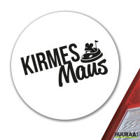 Kirmesmaus Aufkleber 10cm Sticker