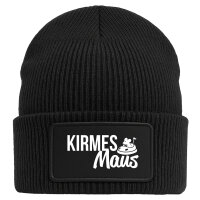 Kirmesmaus Beanie Black Mütze