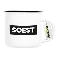 Soest Classic Emaille Tasse 300ml Vintage Emaille Becher
