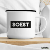 Soest Classic Emaille Tasse 300ml Vintage Emaille Becher