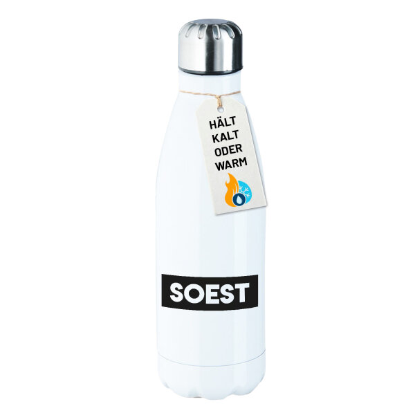 Soest Classic Edelstahl-Trinkflasche 500ml