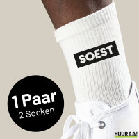 Soest Classic Unisex Socken 37/46 White Motiv Tennissocken