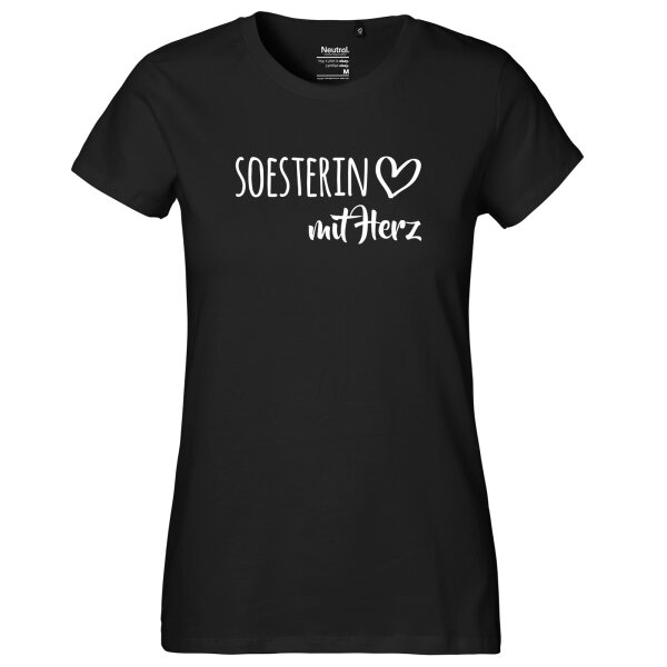 Soesterin mit Herz Damen T-Shirt XS-XXL