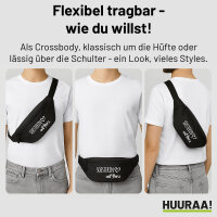 Soesterin mit Herz Bauchtasche 2,5 Liter Black