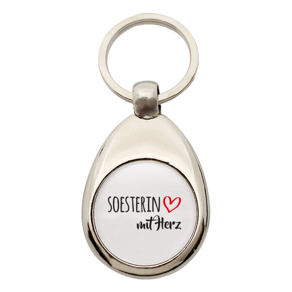 Soesterin mit Herz Schlüsselanhänger