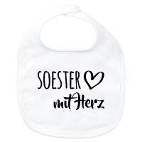 Soester mit Herz Baby Lätzchen