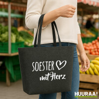Soester mit Herz Filzshopper 22 Liter