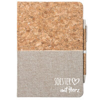 Soester mit Herz Notizbuch A5 80 Blatt inkl. Kugelschreiber