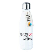 Soester mit Herz Edelstahl-Trinkflasche 500ml