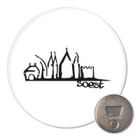 Soest Skyline Magnet 59mm Kühlschrankmagnet...