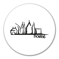 Soest Skyline Aufkleber 10cm Sticker