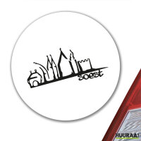Soest Skyline Aufkleber 10cm Sticker