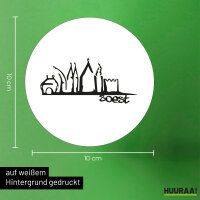 Soest Skyline Aufkleber 10cm Sticker