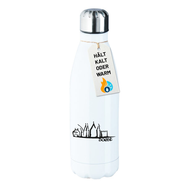 Soest Skyline Edelstahl-Trinkflasche 500ml