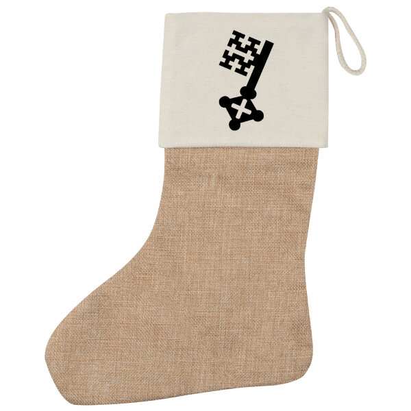 Soester Schlüssel Weihnachtsstrumpf Beige