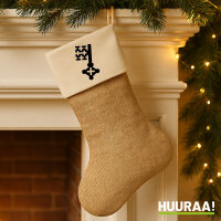 Soester Schlüssel Weihnachtsstrumpf Beige