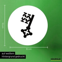 Soester Schlüssel Aufkleber 10cm Sticker