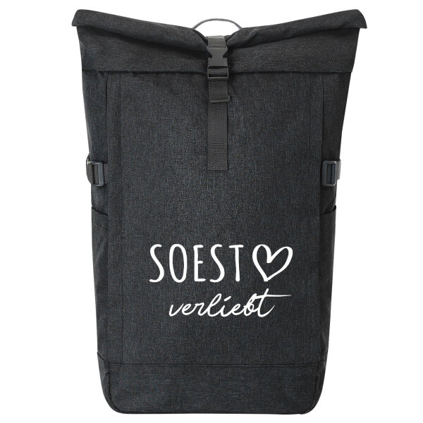 Soest verliebt Kurierrucksack 30-44 Liter Black Melange