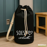 Soest verliebt Seesack 20 Liter Rucksack Black