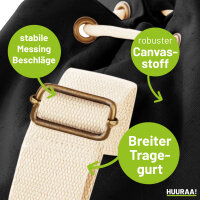 Soest verliebt Seesack 20 Liter Rucksack Black