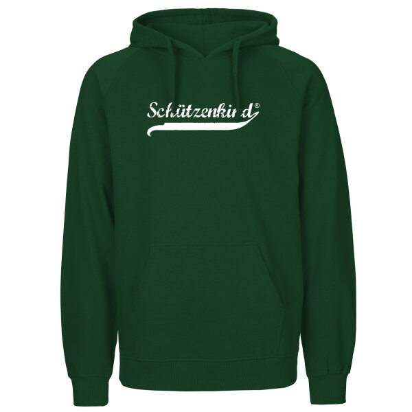 Schützenkind Vintage Herren Hoodie L Bottle Green