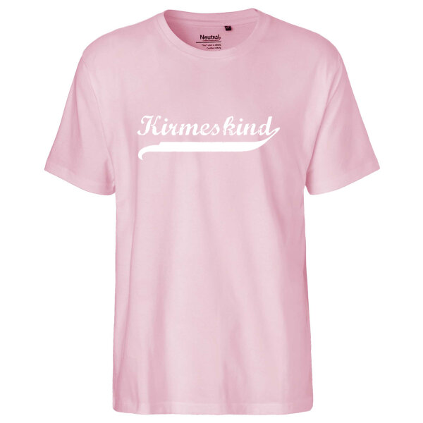 Kirmeskind Vintage Herren T-Shirt L Light Pink
