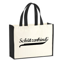 Schützenkind Vintage Jutetasche 21 Liter Black