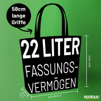 Schützenkind Vintage Filzshopper 22 Liter Charcoal Melange